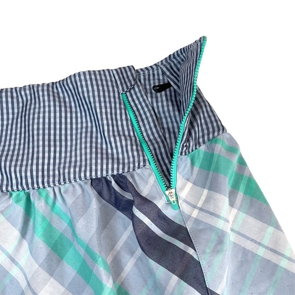 Nike Golf Sport Dri-Fit Plaid Teal Golf Skirt - Picture 5 of 9